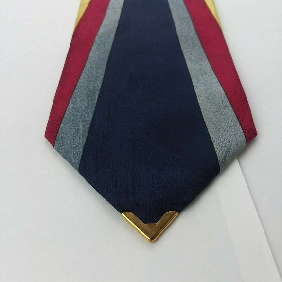 VITALIANO PANCALDI Tie Vibrant Multi Colors RARE - Picture 3 of 8